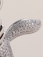 Sparkling Diamond Pegasus with Black Leather - Image 4