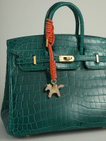 Sparkling Diamond Pegasus with Orange Leather - Image 2